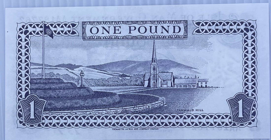 Isle of Man 2009 1 Pound P-40c UNC QEII World Banknote Currency