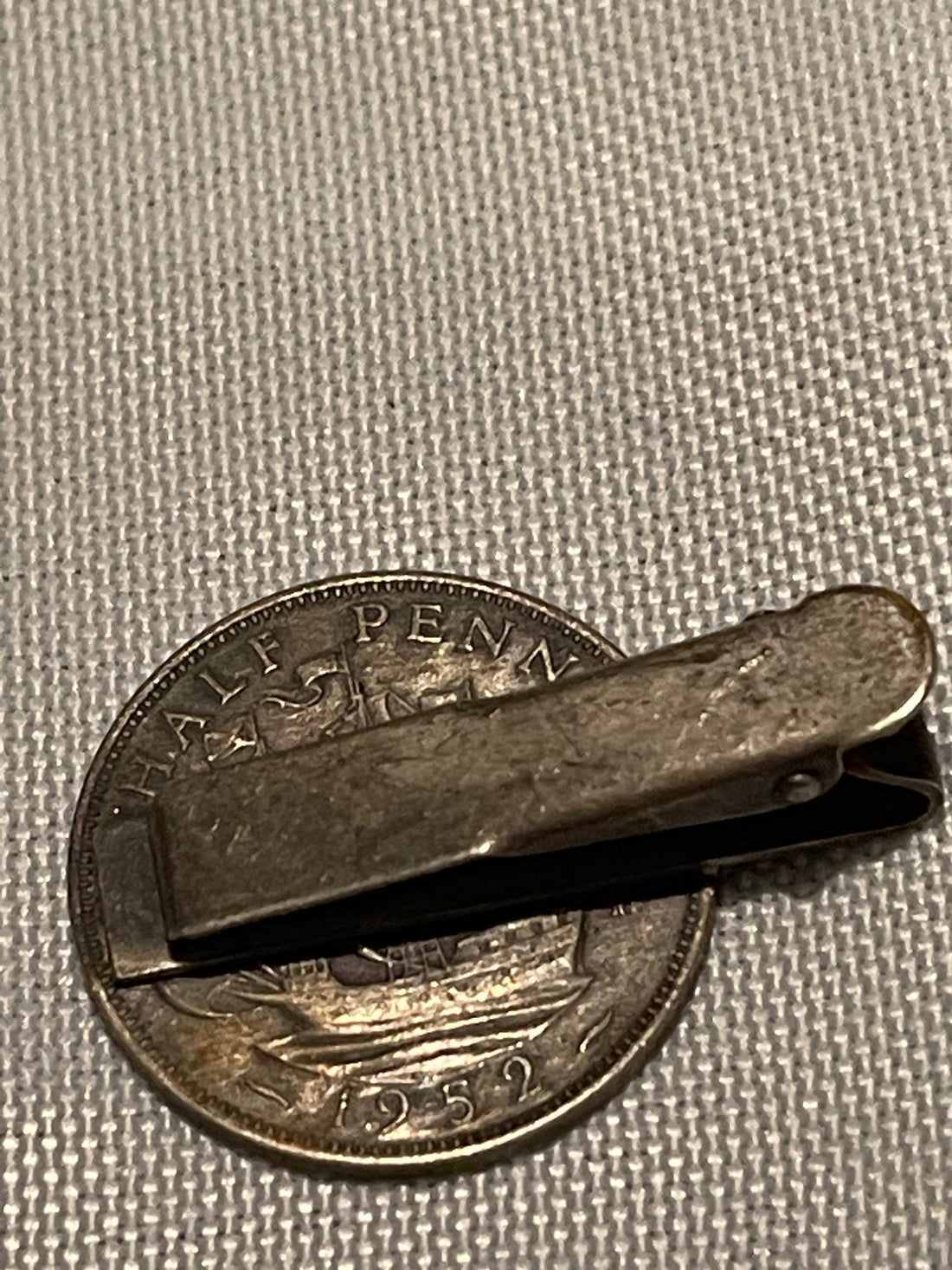 Canadian Half Penny Tie Clip