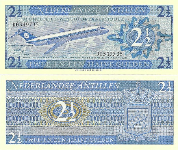 1970 2-1/2 Gulden UNC Nederlandse