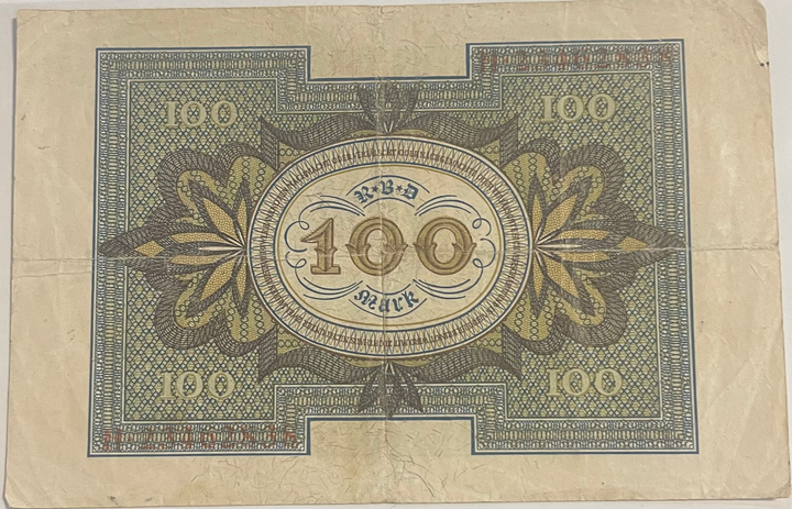 Germany 1920 100 Mark P69b Used World Banknote Currency