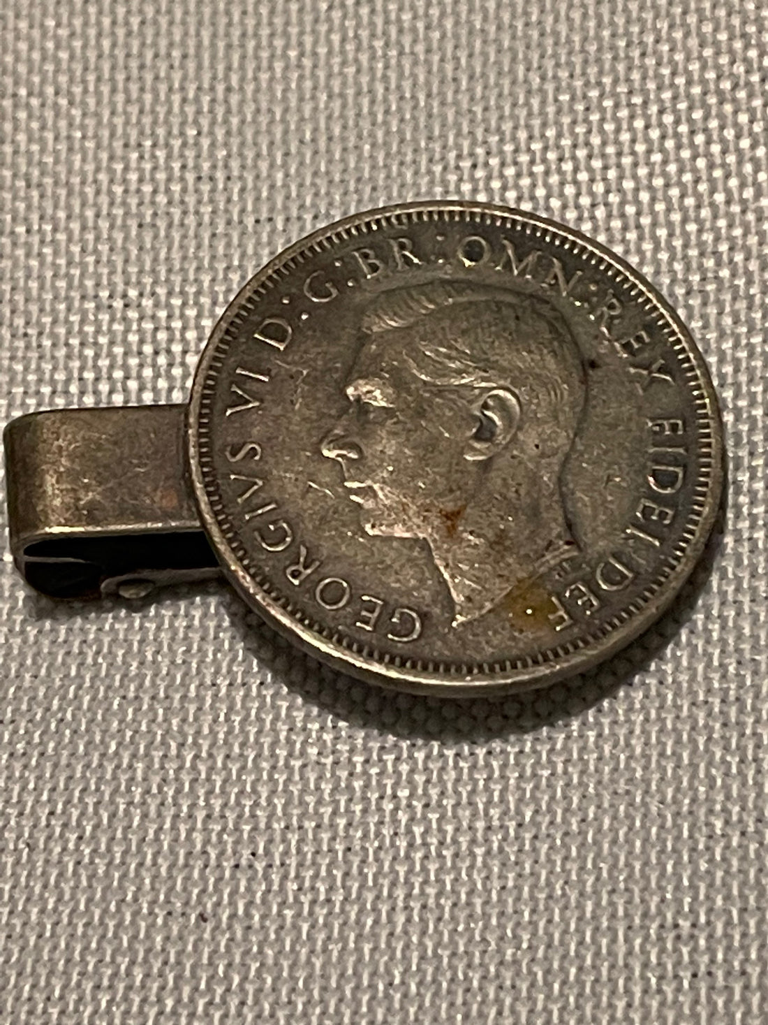 Canadian Half Penny Tie Clip